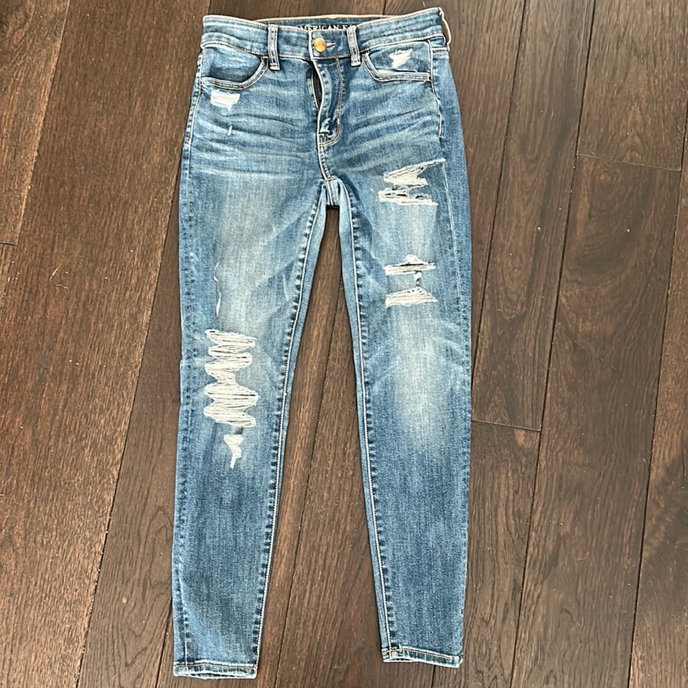 American Eagle Hi-Rose Jegging sz. 4 Short